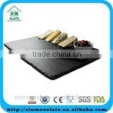 [factory direct]30X30cm Natural Edge Square Shape Slate Plate Item CP-3030SD2A