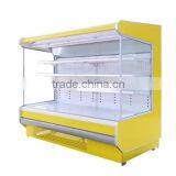 Transparent Glass Door Freezer Showcase Display Ice Cream Cool Drink Fruits Vegetables Meats thumbnail-3