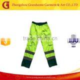 Fluorescent Safety Working Pant With Reflective Tape