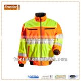 ANSI Hi-Vis winter safety Reversible Jacket,waterproof