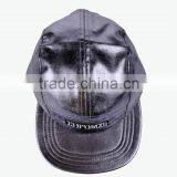 5 Panel Embroidery Patch Leather Skull Hats thumbnail-4