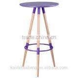 Colored Wooden Mdf Round Table Table Bases for Granite Tops thumbnail-5