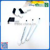 Hot Sale Refullable Empty Whiteboard Marker Pen With Brush thumbnail-2