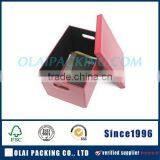 Red Large Capacity Leather Box for Hamper Hot Sale thumbnail-1