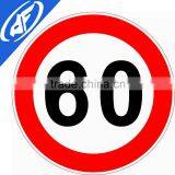 Reflective Adhesive 60 Yard Limit Road Sign