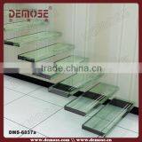 Prefab Glass Stairs Price With Steel Hidden Stringer thumbnail-2
