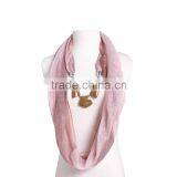 Wholesale Spring New Products Lady Fashion Pendant Scarf