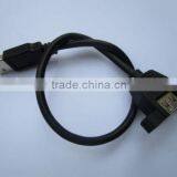 USB 2.0 A Male to A Female Panel Mount Mounting Screw Lock Extension Cable thumbnail-3