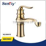 China supplier gold finished bathroom faucet 85001G