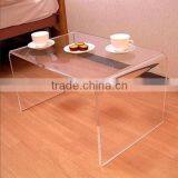 Custom Hot Sale Clear Acrylic Sofa Side Table thumbnail-2