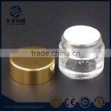 10ml Golden Screw Cap Clear Glass Cosmetic Cream Jar thumbnail-3