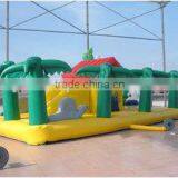 New Design Big Inflatable Airplane Jumping Bouncer for Kids Playing thumbnail-1