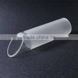 Partial Frosted Oblique Pyrex Glass Tube for Lighting,glass Lamp Shade thumbnail-5