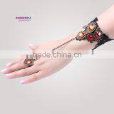 Green Flower Cool Handmade Cheap Fancy Wholesale Bangles Weeding Chura thumbnail-4