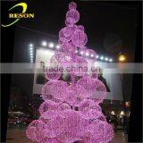 Hot Sales Assembled Christmas Ball Tree Christmas Tree Artificial Tree for Shopping Center Garden Decoration thumbnail-1