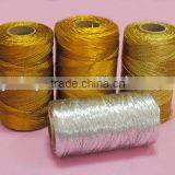 wholesale cheap price polyester lurex /metallic cord dongyang china