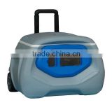 Trolley Wheeled Cooler Box with Bluetooth Speaker