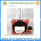 Customized Wholesale Cartoon Full Color Custom Printed Canvas Tote Bags