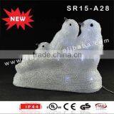 Acrylic LED Penguin for Outdoor Christmas Decoration thumbnail-2