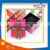 Special Design Top Grade Handmade Red Ribbon Watch Box Packaging thumbnail-4