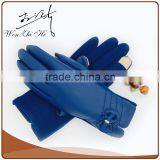 Manufacturer Competitive Price Handmade Brown Leather Motorcycle Gloves thumbnail-5