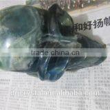 Hote Sale Engraving Carving Type Hand Carved Lapis Lazuli Crystal Skulls for Sale thumbnail-6