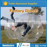 2016 factory wholesale rubber bubble ball, can be customized bumper ball zorb ball