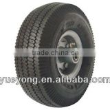 10x3.50-4 pneumatic rubber wheel for trolley/steel rim wheel/ air rubber tire