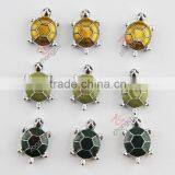 Charms Animal Turtle Enamel Alloy Handmade Custom Jewelry Making Findings (JP08) thumbnail-1
