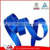 Wholesale Blue Color Satin Ribbon With Sliver Edge