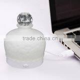 Newest Polystone USB/Battery-powered Fan Aromatherapy Diffuser,Mini Oil Diffuser,Portable Oil Dispenser W/7-color-change Light thumbnail-2