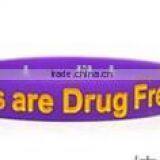 Give Away Logo Printed Silicone Wristband