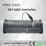 Disco 384 DMX Controller with 32 intelligent lights of up to 16 channels for pro-lighting controller 384CH light console