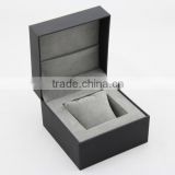 Cube Shape Luxury Black Watch Boxes WIth Pillow Cushion Inside