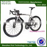 Shift Levers Ultetra 6800 22speed Brakes Full Carbon Road Bike With Led Light USB Charger thumbnail-4