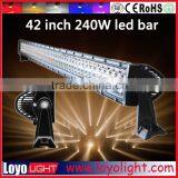 Factory Promotion off Road 42" 240W Led Offroad Light Bar Water Proof Double Row