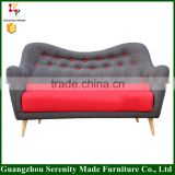 China modern design wooden legs living room furniture sofa
