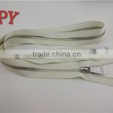 10# two way slider metal zipper with 110cm,O/E,0.145kg/pc