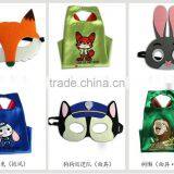 Hot Crazy Animal City Cheap Kids Cartoon Animal Felt Mask thumbnail-2