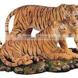 Personalized Handmade Color Painted Decorative Resin Bengal Tiger Statue thumbnail-1