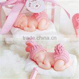 Personalized Handmade Color Painted Decorative Baby Candle thumbnail-1