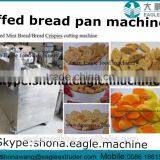 Crispy Puffed Extruded Bread Biscuit Pan Cutting Making Machine /machinery/equipment thumbnail-1