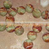 Factory Made Buy Cheap PURE Home Decoration ONYX APPLE WITH BRASS LEAF HANDICRAFTS thumbnail-5