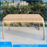 China Big Factory Sale Garden Dining Set Wicker Furniture Aluminum Furniture For Sell thumbnail-6