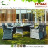 YH-830 Special Series 6 People Wicker Rattan Dinner Chair and Table thumbnail-1