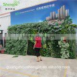 SJLJ013321 Artificial Grass Wall / Plastic Green Wall / Fake Plant Wall for Wall Decoration thumbnail-2