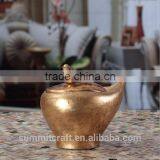 High End Resin Antique Vintage Golden Jewelry Box thumbnail-2