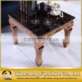 Luxury Style Black Marble Top Side Table thumbnail-3
