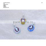 925 Sterling Silver Pendants Made in Italy P26 Cameo20mm thumbnail-1