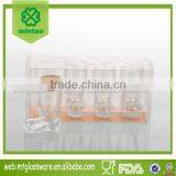 4pcs Clear Boot Shot Glass With Pvc thumbnail-1